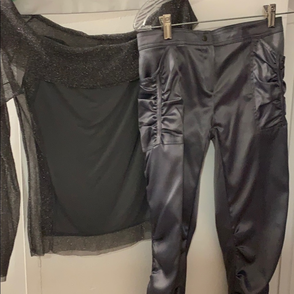 Silver suit